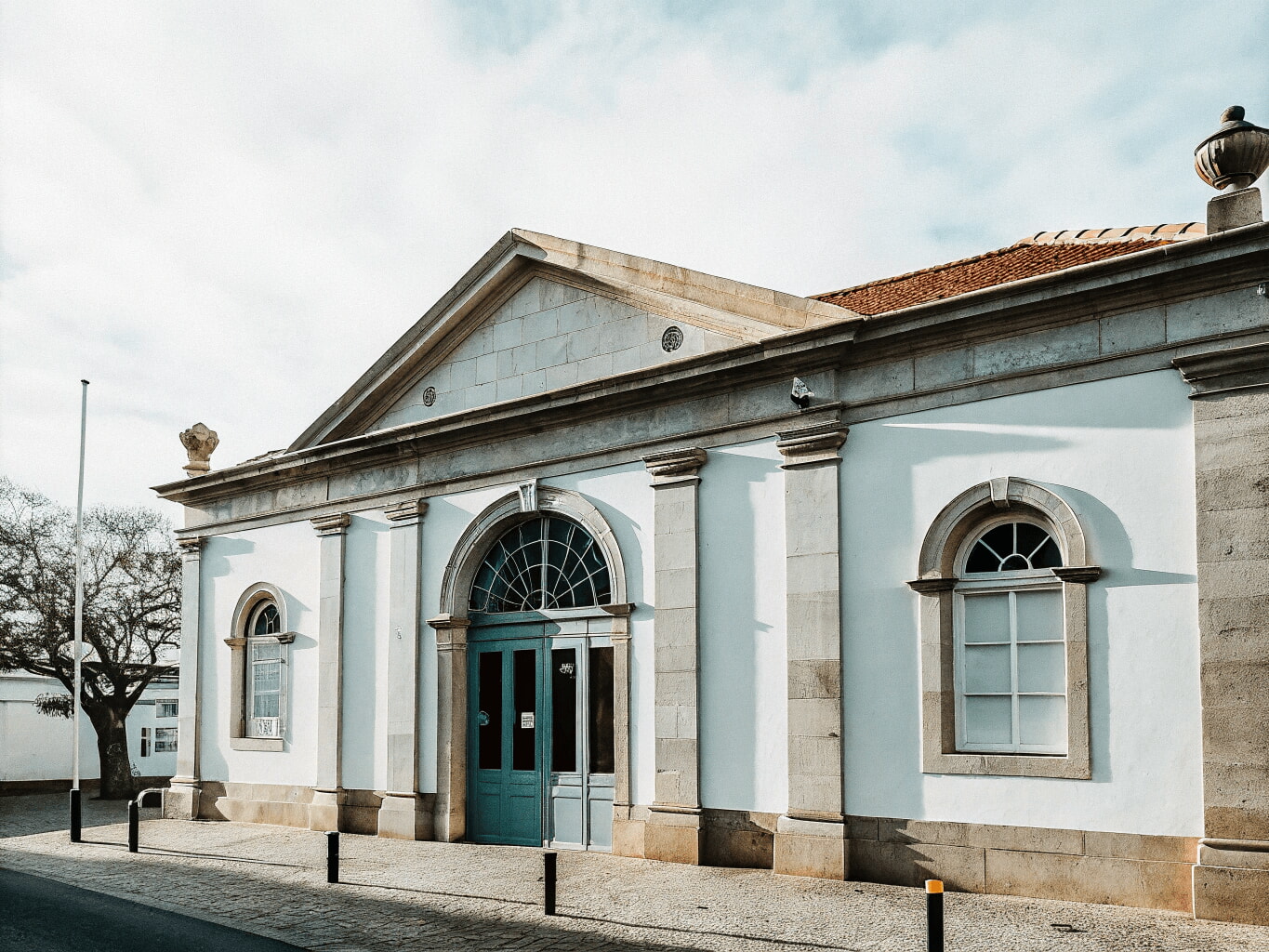 Traditional Portuguese banking building